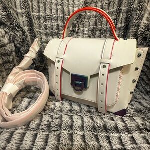 Michael Kors White Manhattan Bag